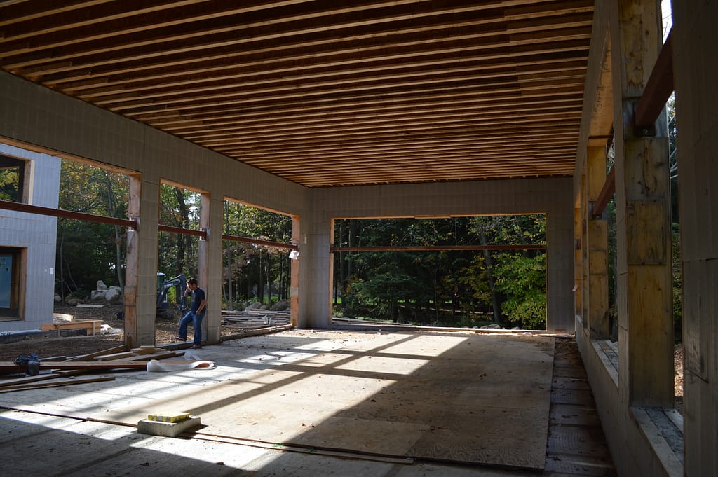 ICF new build frame