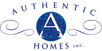 Authentic Homes Inc. Blue Logo