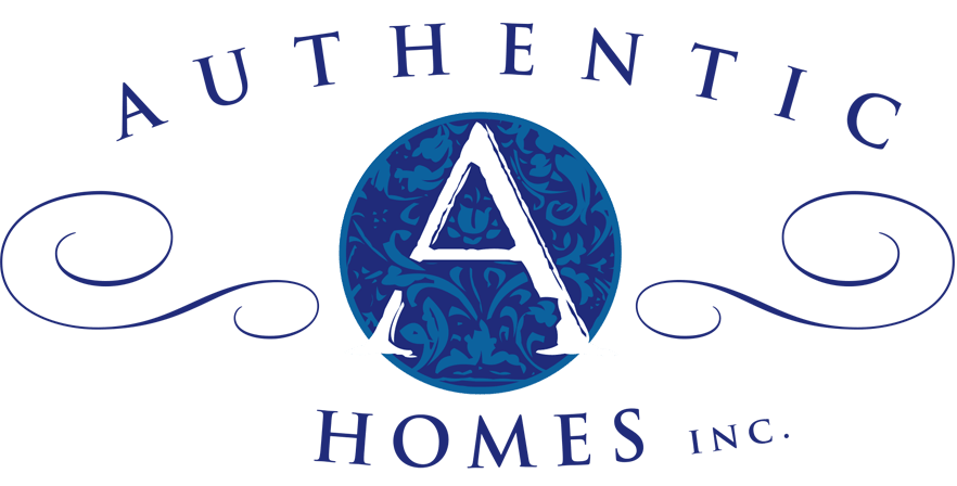 Authentic Homes Inc. Blue Logo