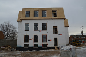 ICF build winter framing
