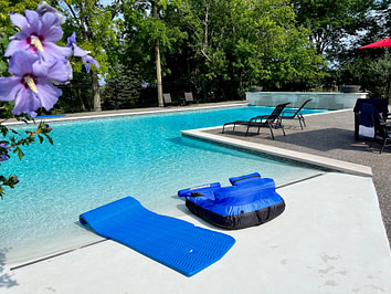 ICF Swimming Pool Niagara Pool entrance ICF swimming pool