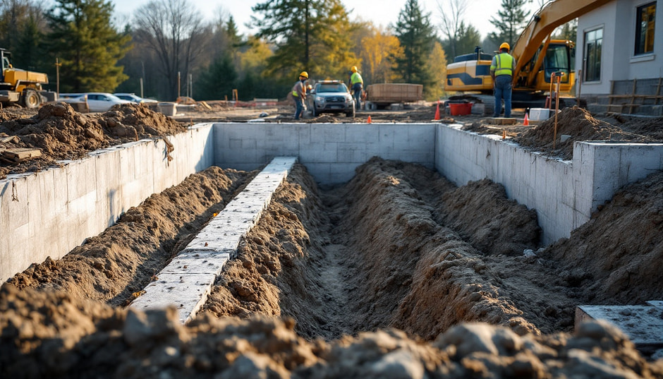 ICF Timeline Critical Groundwork - Authentic Construction Critical groundwork for ICF custom home timeline